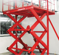 剪叉式電動(dòng)升降貨梯，固定式液壓升降貨梯